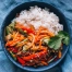 Овощи терияки с рисом